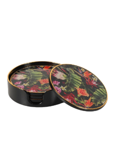 Padėkliukų komplektas „Tropical Vibes“ paveikslėlis