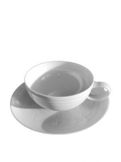 Puodelis arbatai su lėkštute  „Ornament 3", 250 ml paveikslėlis